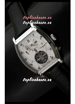 Vacheron Constantin Power Reserve Tourbillon Swiss Watch in Steel
