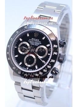 Rolex Project X Daytona Limited Edition Series II Cosmograph MonoBloc Cerachrom Swiss Watch in Black Face