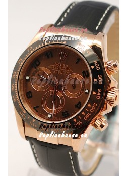 Rolex Daytona Monobloc Cerachrome Everose Swiss Watch - 1:1 Mirror Replica