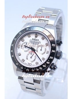Rolex Project X Daytona Limited Edition Series II Cosmograph MonoBloc Cerachrom Swiss Watch in Diamond Markers