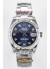 Rolex Super Clone Datejust ETA 2688 Movement 31MM Stainless Steel Blue Diamonds Dial Watch 